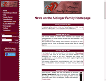 Tablet Screenshot of aldingers.org